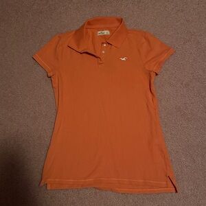 Hollister Polo Shirt Top Vintage Y2K